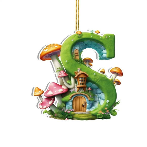 Diceymbol Mushroom Christmas Banner Mushroom Christmas Decorations Mushroom Party Decor Mushroom Garland Mushroom Decorations Fairy Christmas Decorations