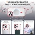 thumbnail image 4 of for iPhone 13 Pro Max Clear Case, Compatible with MagSafe, Built-in Camera Ring Stand, Clear Slim Drop Shockproof Full Body Protective Magnetic Phone Case Cover for iPhone 13 Pro Max, Red, 4 of 8
