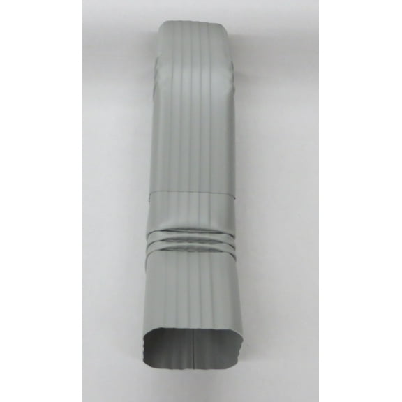 Aluminum Offset Downspout Elbow (2x3 A, Pearl Grey)