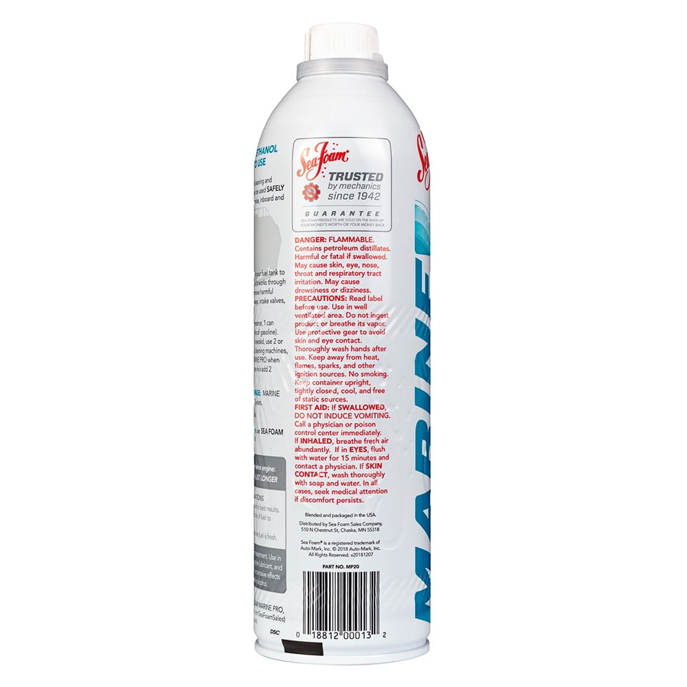 Sea Foam Marine Pro Fuel Treatment for Marine Engines, 20 oz