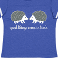 thumbnail image 4 of Inktastic Twin Hedgehogs Baby Gift Boys or Girls Toddler T-Shirt, 4 of 5