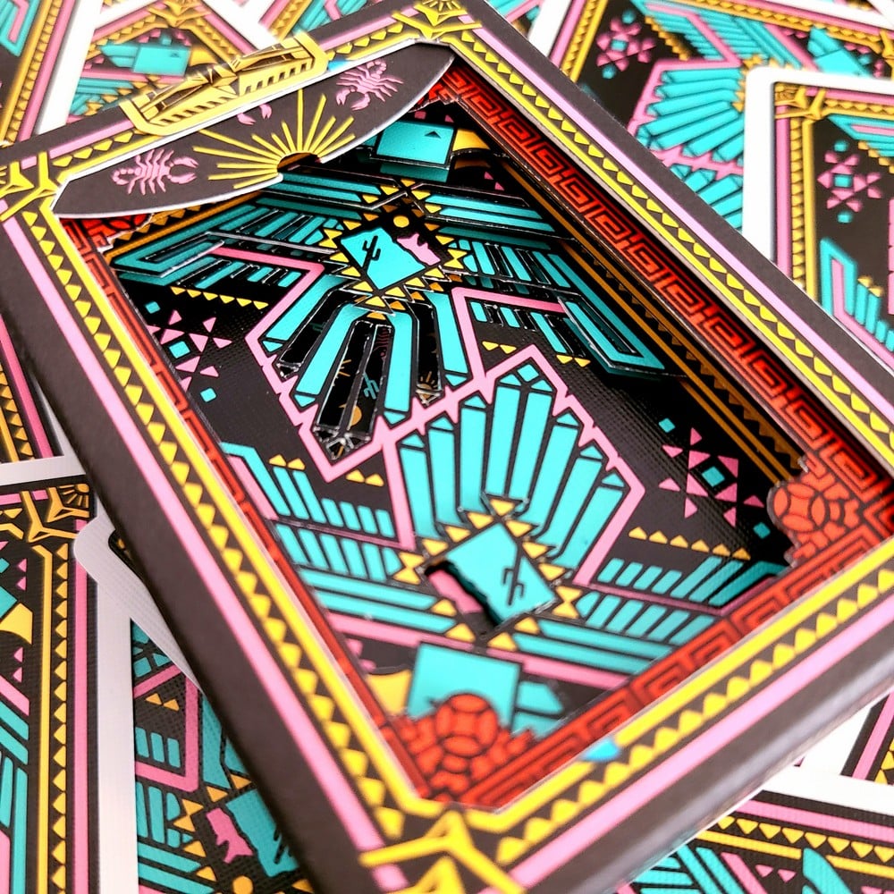 Evolution hand cut playing cards by 3Decks Designs-Thunderbird Room, Chinatown