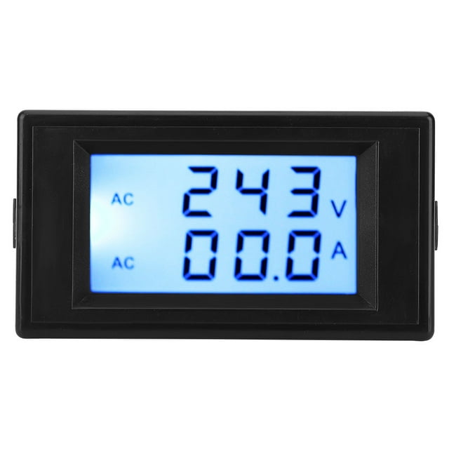 Voltímetro digital, D69-2042 Voltímetro de pantalla dual Amperímetro Amperímetro de CA Valor inmejorable