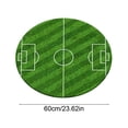 thumbnail image 3 of Football Shaped Floor Mat Super Soft Cozy Rug for Bedroom Entryway Porch Dorm Home Decor, 3 of 6