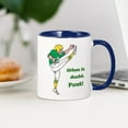 thumbnail image 3 of CafePress - Kicker: When In Doubt, Punt Mug - 11 oz Ceramic Mug - Novelty Coffee Tea Cup, 3 of 4