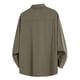 thumbnail image 4 of Blusa y camisa de manga larga con cuello vuelto para hombre, color liso, con botones y cuello vuelto, cárdigan de manga larga, blusa de poliéster para hombre, 4 of 4