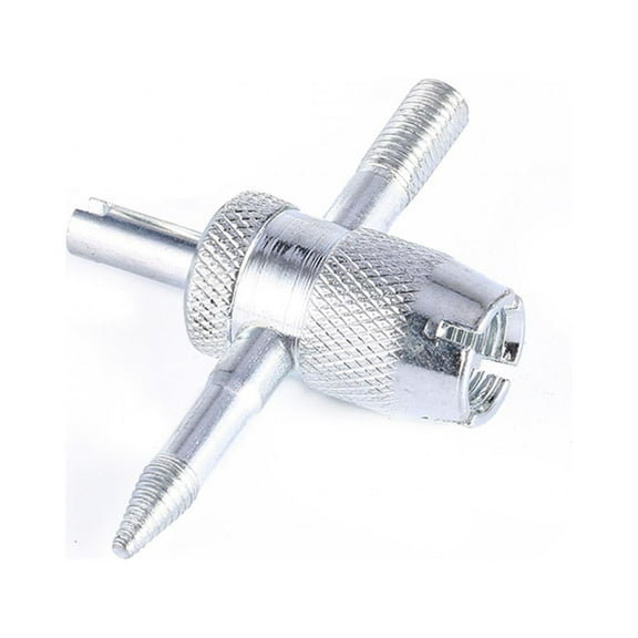 Valve Core Remover Tool, 4 in 1 Tire Valve Stem Removal Tool 4 Way Car Bike Truck Tyre Tire Stem Core Remover for Car, Motorcycle, Bicycle