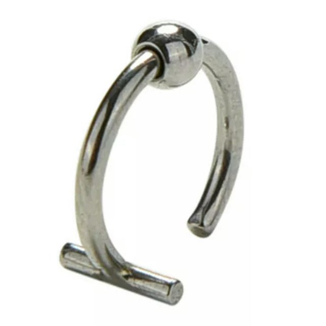 CUITING Fake Unisex Septum Clicker Nose Ring Non Piercing Hanger Clip On Delicate Jewelry 1X S-Multicolor #12-40 pcs/box