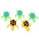 thumbnail image 4 of 5 piezas de juguetes de baño acuáticos con mecanismo de cuerda para nadar con animales del océano Tortuga, 4 of 7