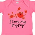 thumbnail image 4 of Inktastic I Love My Poppop Grandchild Boys or Girls Baby Bodysuit, 4 of 5