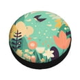 thumbnail image 3 of XMXY Spring Flowers Bird Easter Spare Tire Cover, Universal Waterproof Cover for Jeep RV Tire Wheel Protection, 15 inch, 3 of 8