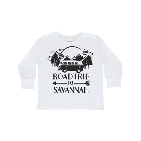 

Inktastic Road Trip To Savannah Gift Toddler Boy or Toddler Girl Long Sleeve T-Shirt