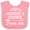 Pink and White, variant on Inktastic Grammie and Grampie Love Me Boys or Girls Baby Bib
