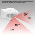 thumbnail image 4 of AC 220V-240V 180 Degree Outdoor IP44 Security PIR Infrared Motion Sensor Switch Movement Detector Max 12m 3-2000LUX Energy-saving Automatic Lighting Switch, 4 of 8