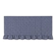 thumbnail image 2 of Desk Skirt,Navy Gingham Wrap Around Ruffled Table Skirts,Reusable Draped Table Cover with Ruffle,72x29.9 Inch Soft Fabric Rustic Tablecloth,Tablecloths for Kitchen,Dining Room Party,Counter Decor, 2 of 4