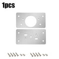 thumbnail image 2 of Luckyn 1 Pcs Cabinet Hinge Repair Plate Hinge Side Plate Repair Tool Kit With Mounting Screws, 2 of 10