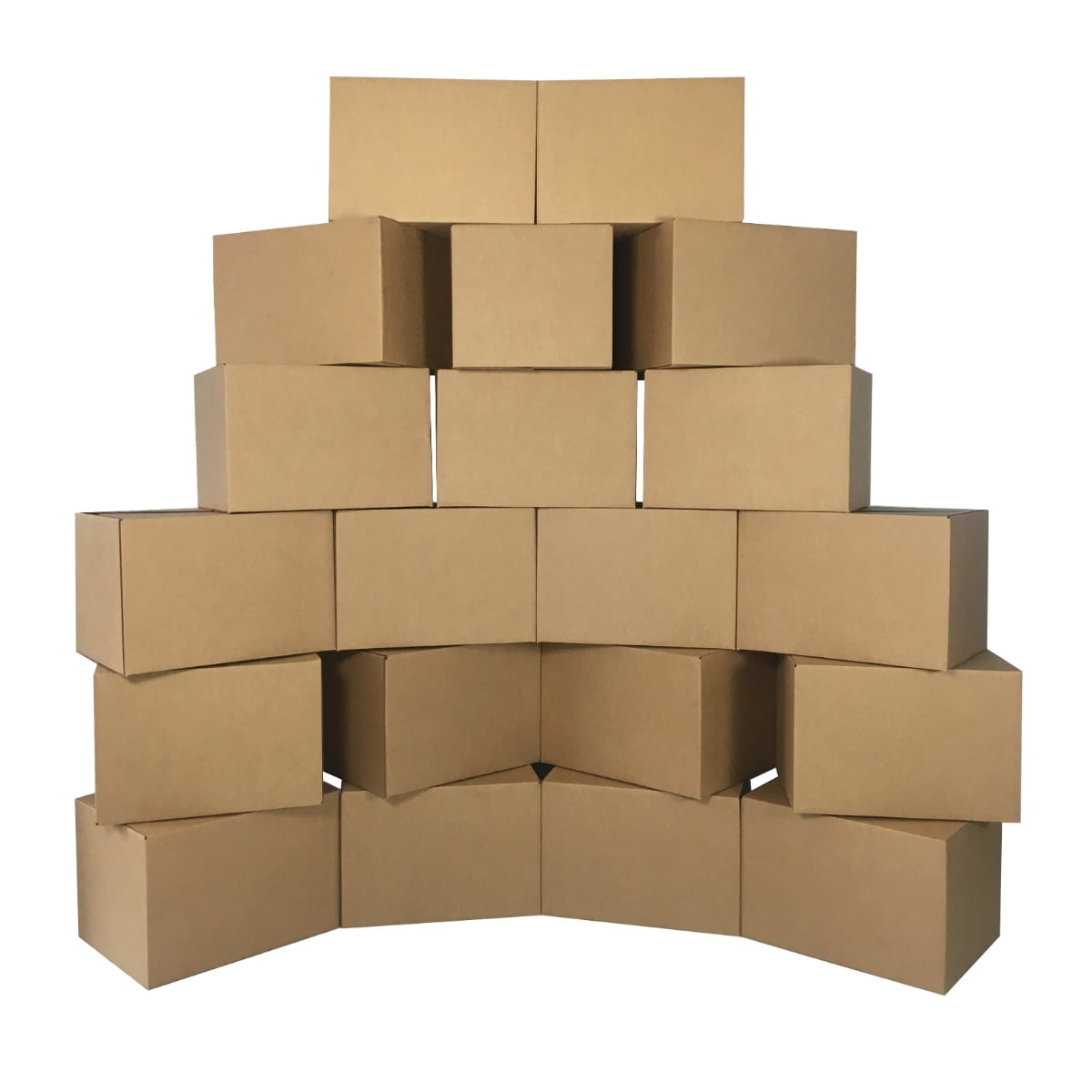 10 Moving Storage Cardboard Boxes 13.5 x 8 x 4" S/W 