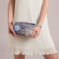 thumbnail image 6 of BZSMCE Makeup and Cosmetic Bag Women Simple Roses Blooming in Snowy Forest Pattern Square Cosmetic Bag, 6 of 6