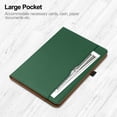 thumbnail image 5 of For iPad 6th 5th Gen Case/ iPad Air 1 2 Case, Auto Sleep Wake Kickstand Elastic Band Pencil Holder Front Pocket Business Case for Apple iPad 9.7" 2018/2017/ iPad Air 1 2 9.7", Green, 5 of 7