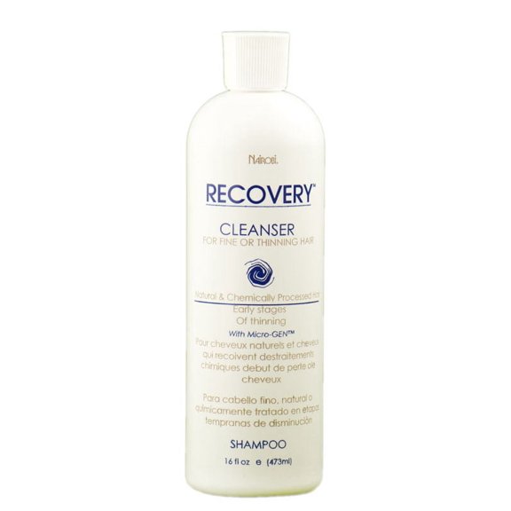 Size : 16 oz , Nairobi Recovery Cleanser Shampoo - For Fine or Thinning Hair, hair scalp beauty - Pack of 2 w/ SLEEKSHOP 3-in-1 Comb-Brush