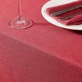 thumbnail image 4 of Rectangle Table Cloth Linen Farmhouse Tablecloth Waterproof Anti-Shrink Soft and Wrinkle Resistant Decorative Fabric Table Cover for Kitchen (Flaxen, 52" x 70" (4-6 Seats)), 4 of 5