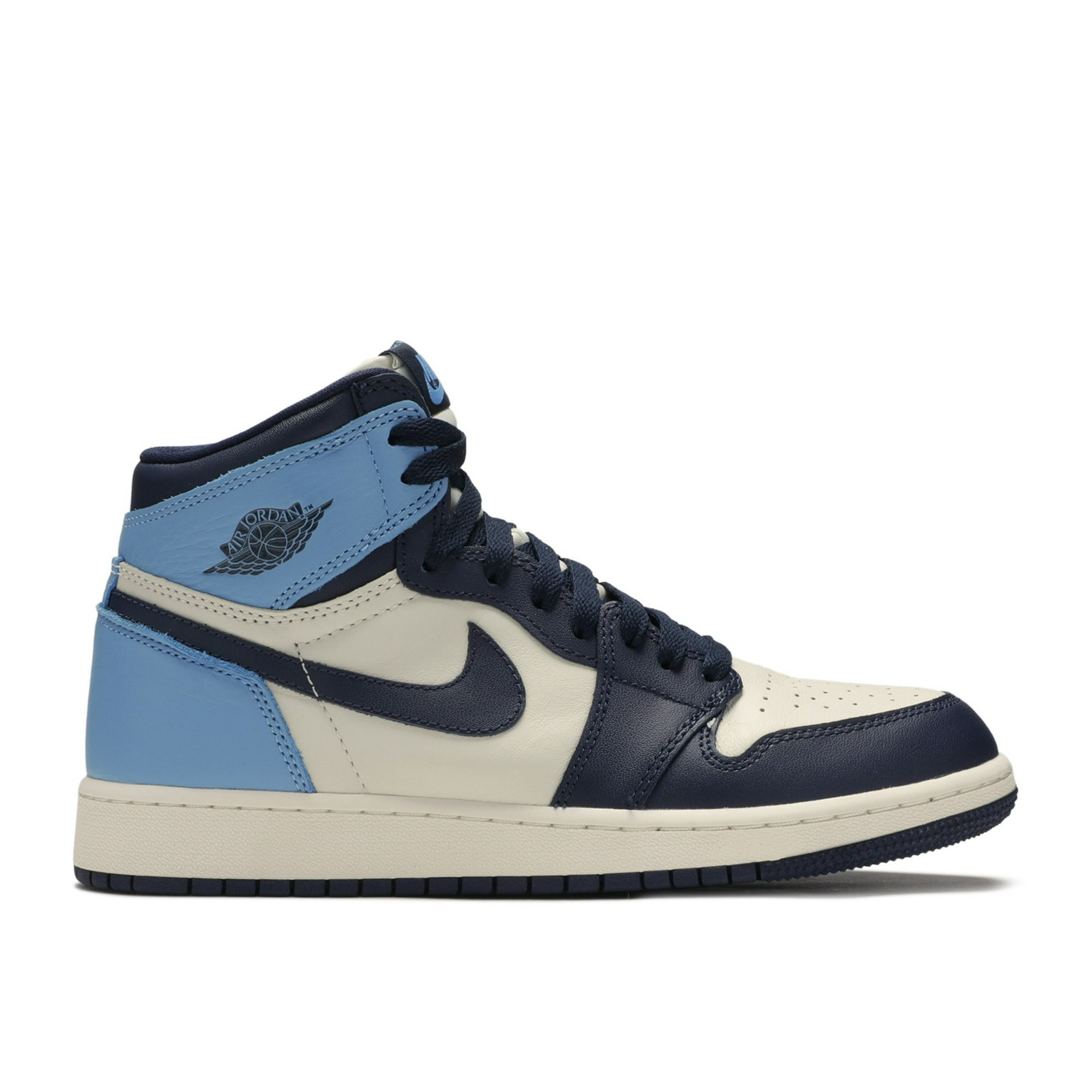 Air Jordan Unisex Air Jordan 1 Retro High Og Gs Obsidian