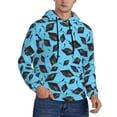 thumbnail image 2 of Fotbe Men's Hoodie with Graduation Hats2 Pattern - Kangaroo Pocket Pullover Hooded Sweatshirt, Perfect for Daily Wear, Travel, and Home-4X-Large, 2 of 7