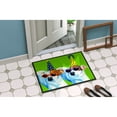 thumbnail image 2 of Carolines Treasures AMB1441JMAT Party Animals Jack Russell Terriers Door Mat Indoor Rug or Outdoor Welcome Mat 24x36, 2 of 4