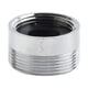 thumbnail image 5 of KDJ Water Saving Faucet Metal Adaptor Inside Thread Kitchen Tap Aerator Connector Internal 18mm to External 22mm Silver for Home Office School Public Places, 5 of 10