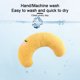 thumbnail image 2 of Cute Cat Pillow Soft Half Donut Cuddler en forma de U lavable animales pequeños reposacabezas JShteea El nuevo, 2 of 6