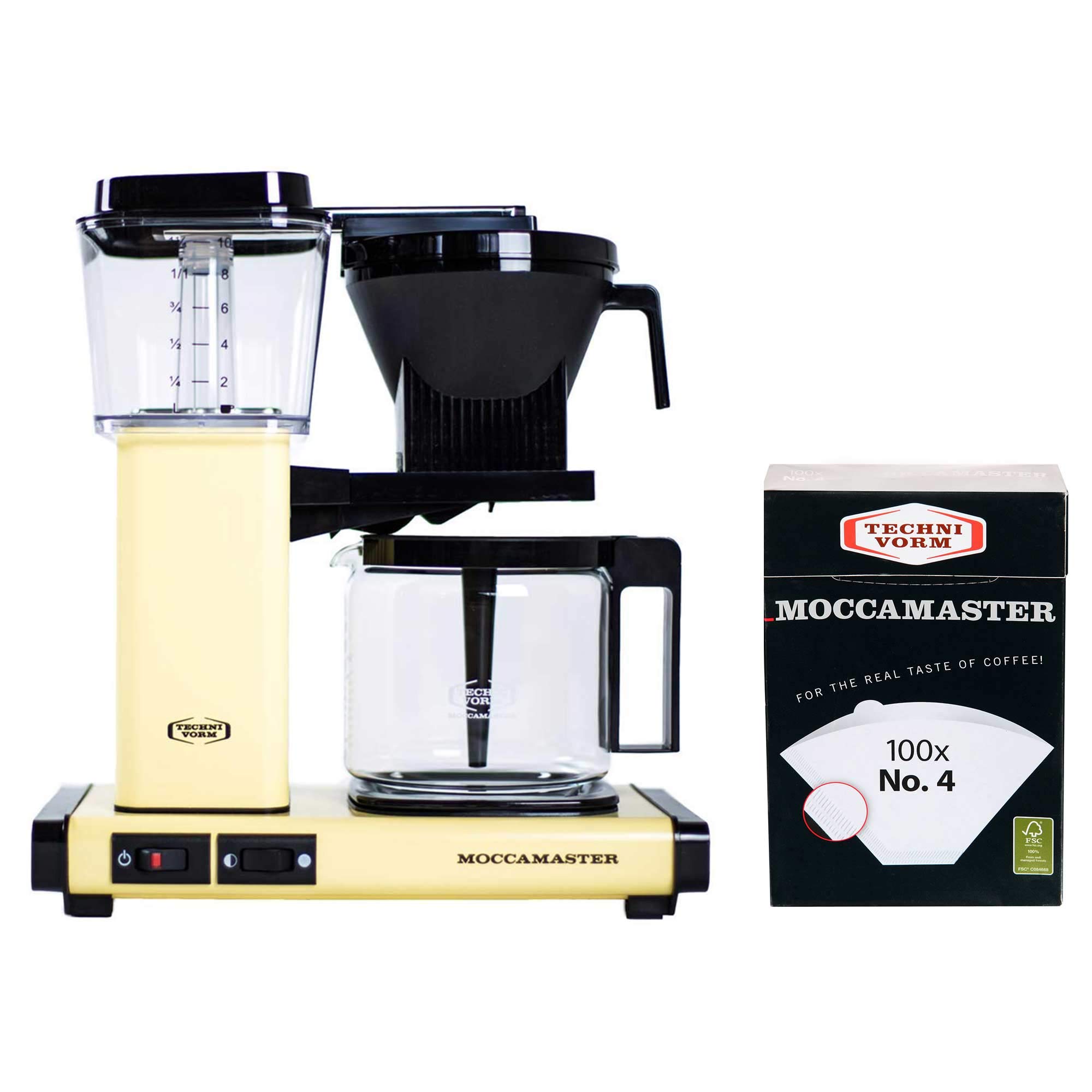 Technivorm Moccamaster KBG Coffee Brewer 10Cup with Glass Carafe with