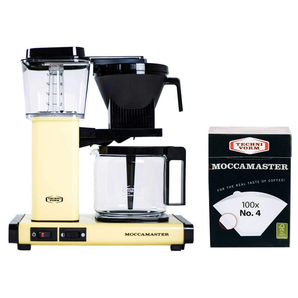 Technivorm Moccamaster KBG Coffee Brewer 10Cup with Glass Carafe with