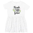 thumbnail image 3 of Inktastic Though She Be but Little She is Fierce Shakespeare Girls Toddler Dress, 3 of 5