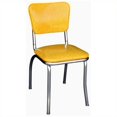 thumbnail image 1 of Pemberly Row Chrome Diner Side in Cracked Ice Yellow, 1 of 2