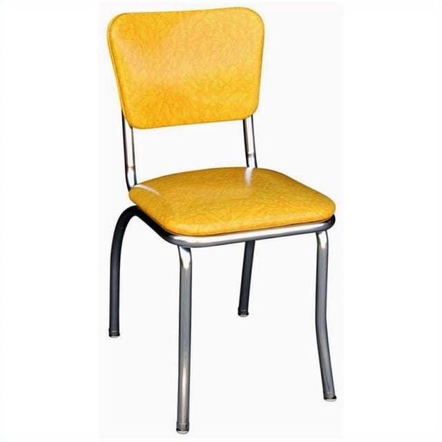 Pemberly Row Chrome Diner Side in Cracked Ice Yellow