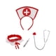 thumbnail image 1 of 4 piezas de disfraz de enfermera niñas Cosplay accesorios de de despedida de soltera Yinane Accesorio de disfraz de enfermera, 1 of 8