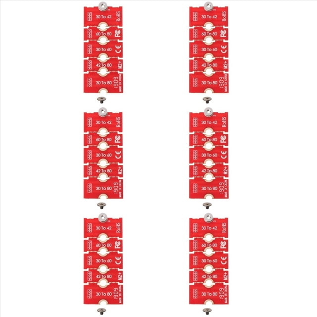 6 Piezas M2 M2PLUS NGFF NVME M.2 Extended Transfer 2230, 2242, 2260, 2280 Aircraft M2 CAMBIO de TAMAÑo U.2 M3 M.3 SSD 24BB