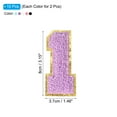 thumbnail image 2 of Uxcell Chenille Number Patches, 10 Pcs Iron on Number Patch, Number 1, 2 of 5