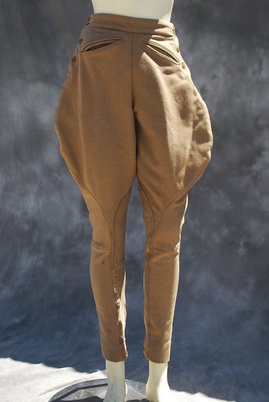 Womens Khaki Jodhpurs Breeches for Horse Riding and Equestrian Sports Pants