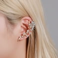 thumbnail image 6 of SmartBy 1Pc Women Rhinestone Flower Butterfly Ear Stud Cuff Clip Earring Helix Jewelry, 6 of 8