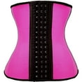 thumbnail image 4 of Ecqkame Womens Underbust Waist Training Corset Bustier Women Full Body Shaper Bodysuit Firm Control Shapewear Lifter Corset Shapewear Red XL, 4 of 4