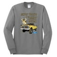 thumbnail image 2 of Wild Bobby, Driving Trucks and Taggin Bucks Retro Ford F150 Hunting, Cars and Trucks, Men Long Sleeve Shirt, Heather Grey, X-Large, 2 of 4