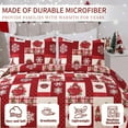 thumbnail image 5 of Beartech Twin Size Christmas Quilt Set Microfiber Bedspread Coverlet Set,Xmas Bedspread Set Red Deer Soft Christmas Quilts Bedspread Set with 1 Quilt & 2 Pillowshams, 5 of 7