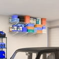 thumbnail image 3 of eShelf 2-Pack Wall Shelf Steel Garage Shelving Storage Rack 24" by 72" (2x6 ft) White, 3 of 9