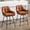 Brown, variant on JURANYAZHU 26.3'' Seat Height Swivel Bar Stools, Tufted Mid-back Bar Chair (Set of 2)