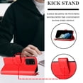 thumbnail image 4 of Compatible with Samsung Galaxy S20 Ultra 5G Wallet Case Premium Zipper Large Space Flip PU Leather Cover, 4 of 5