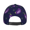 thumbnail image 6 of Balery Eggplant Baseball Cap For Women Men,Adjustable Size For Running Workouts And Outdoor Activities All Seasons, 6 of 9