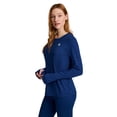 thumbnail image 2 of Reebok Women's and Women's Plus Legacy Core Knit Performance Long Sleeve Shirt, Sizes XS-4X, 2 of 6