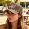 thumbnail image 4 of WKSCLPAI 250th Anniversary Hat USA 250 Years Freedoms Baseball Hat We The People Stars Stripes Flag Embroidered Baseball Cap for Commemorative 250 Years Independence(Khaki), 4 of 8