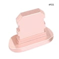 thumbnail image 2 of Sidaley 4Pcs Mobile Phone Stopper Dust Proof USB Protection Anti-dust Cap Micro Charging Port Replacement for 13/Mini/Pro/Pro Max Cables de audio/vídeo Oro rosa, 2 of 4